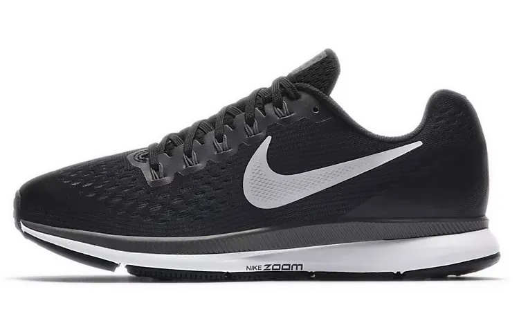 Nike Air Zoom Pegasus 34 Black/White Dark Grey Women's