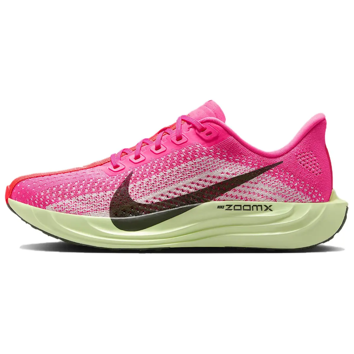 Nike Pegasus Plus Hyper Pink Bright Crimson Barely Volt Sequoia Women's