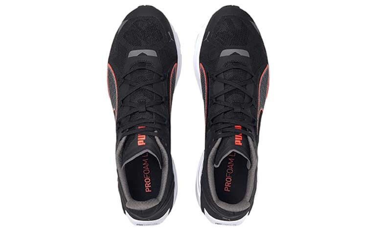 Мужские кроссовки PUMA Ultraride (серо-черно-оранжевые) — Серый / чёрный / оранжевый — фото 3