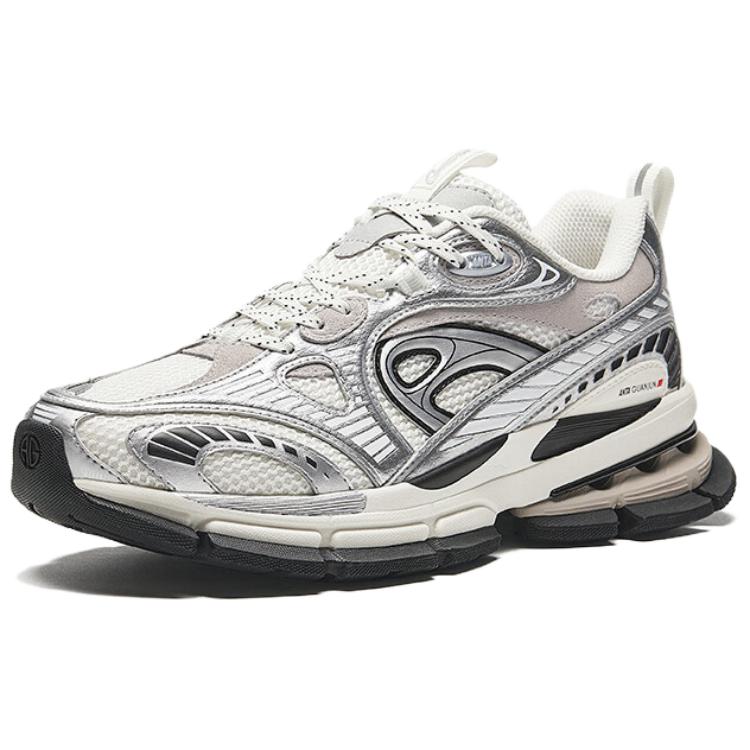 Anta Champion Series AG G01 Slip Resistant Low top Casual Shoes Men’s White Silver