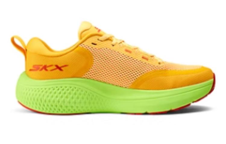 Skechers Cushioning, Wear Resistant Low top Running Shoes Men’s Orange Green