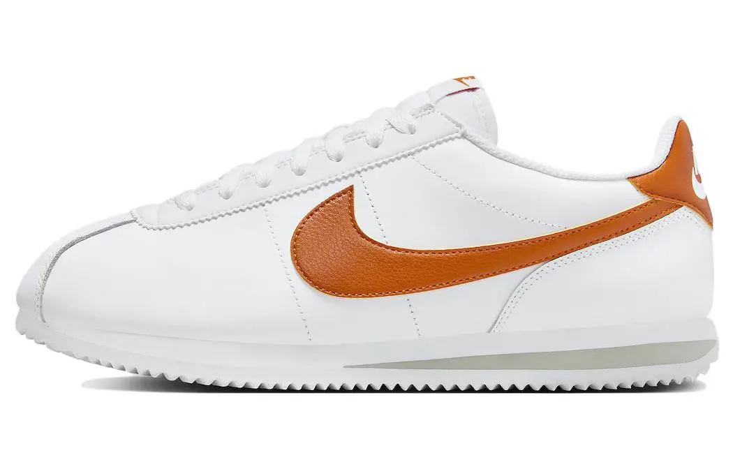 Nike Cortez White Campfire Orange
