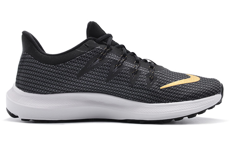 Женские кроссовки Nike Wmns Quest (черно-золотые) — фото 2