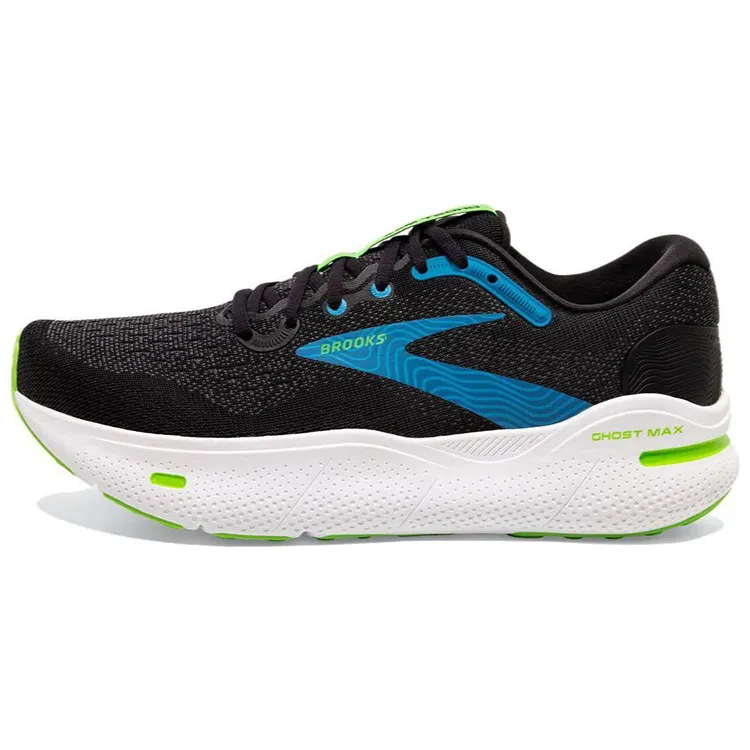 Brooks Ghost Max 'Black Atomic Blue'