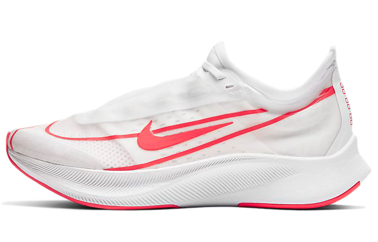 Женские кроссовки Nike Zoom Fly 3 (бело-красный)
