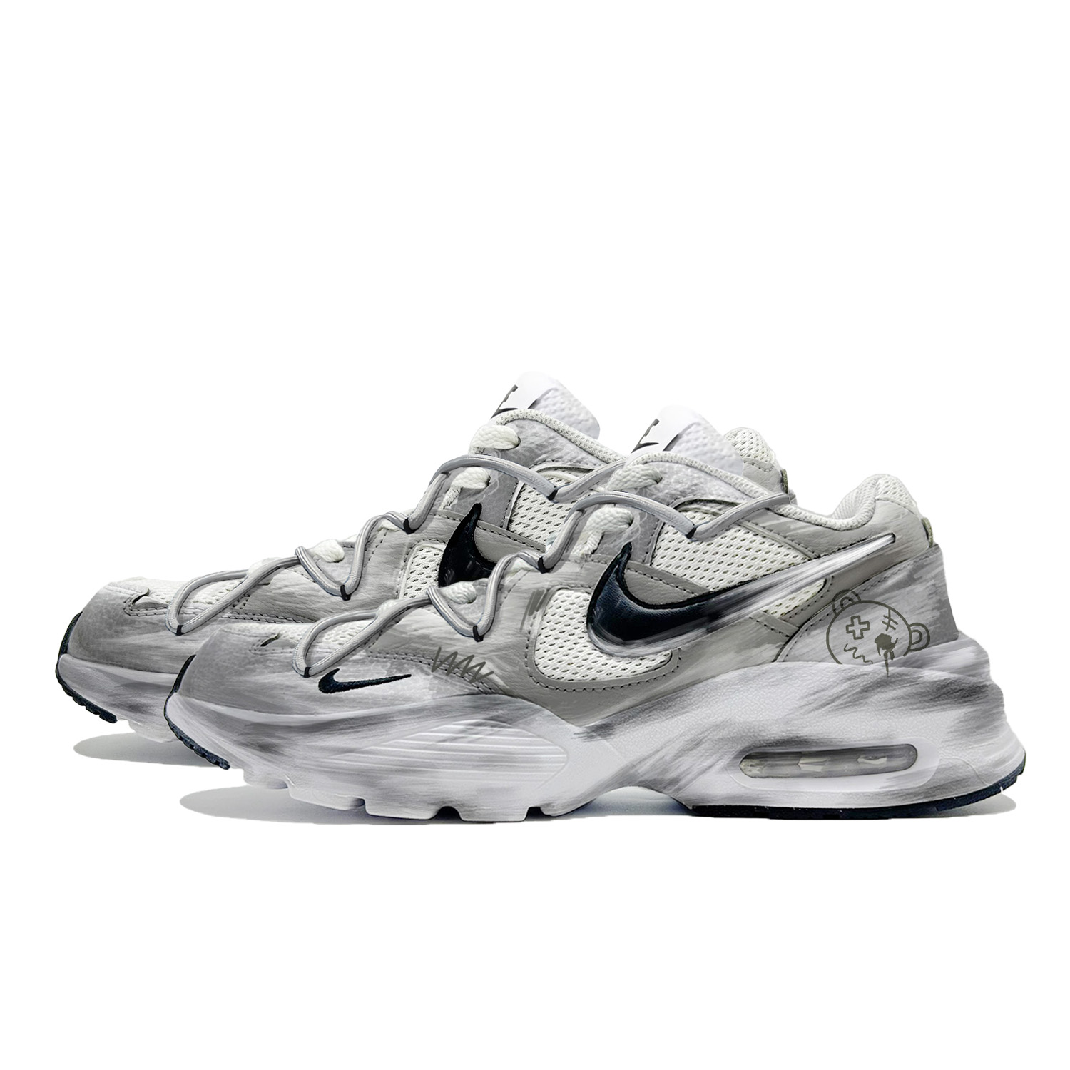 Nike Air Max Fusion Low top Running Shoes Men’s Gray
