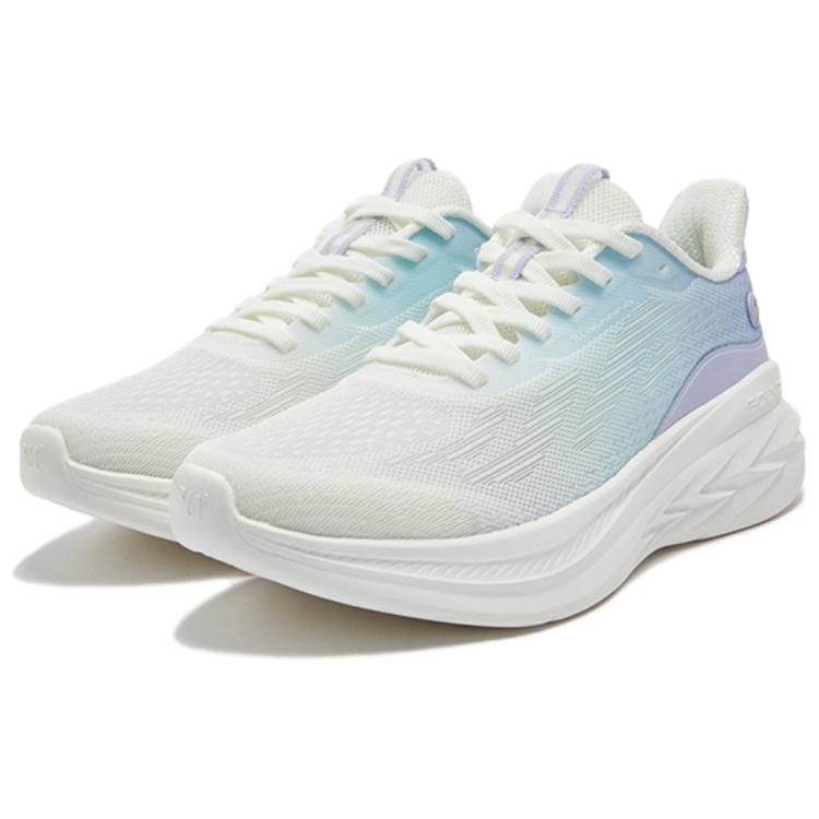 361° Flying Feather 3.0 Slip Resistant Abrasion Resistant Low top Casual Running Shoes Women’s White Purple