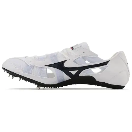 Mizuno Slip Resistant Abrasion Resistant Low top Sprint Running Shoes Unisex White