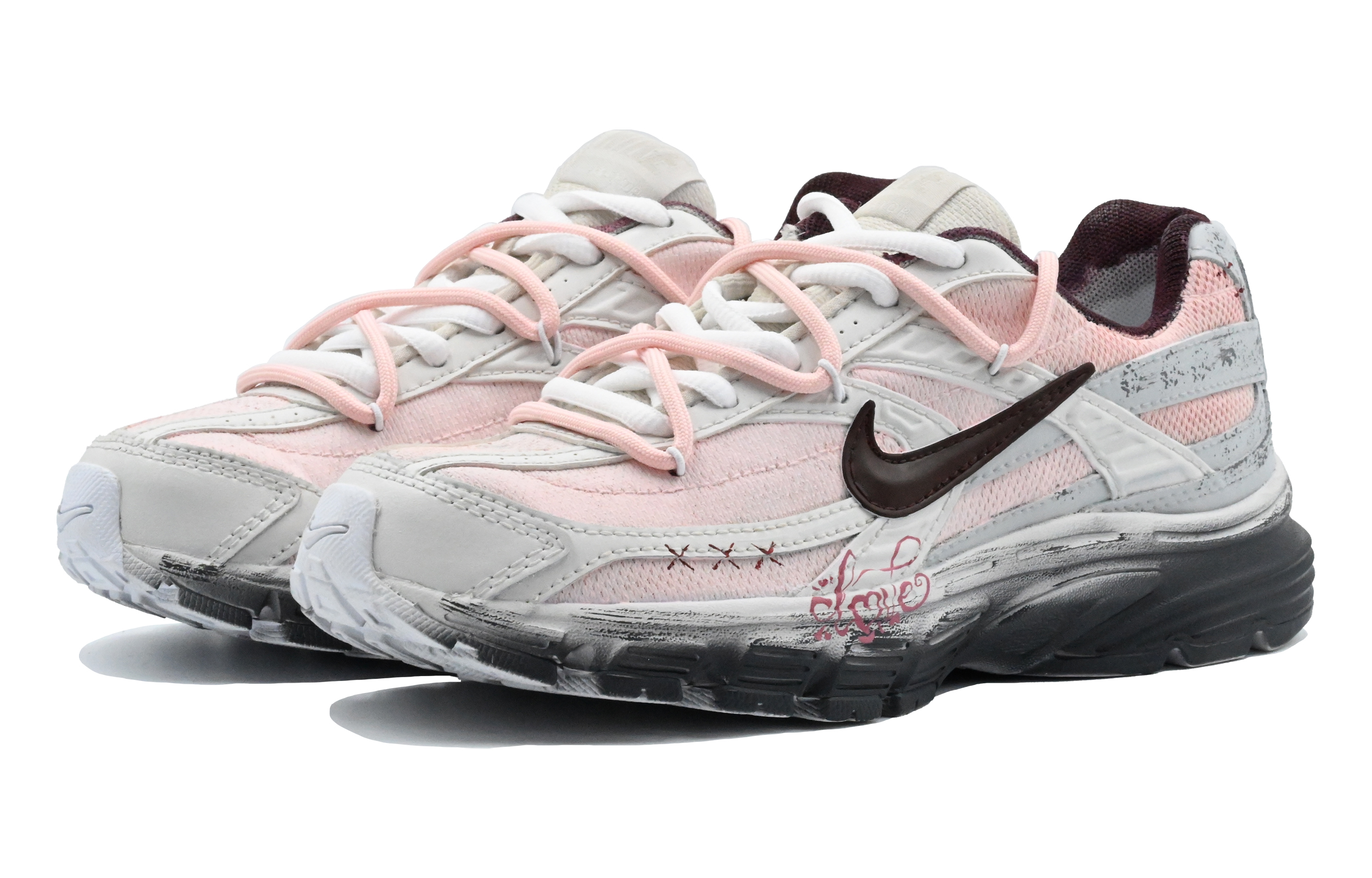 Nike Initiator Low top Running Shoes Unisex Beige Pink