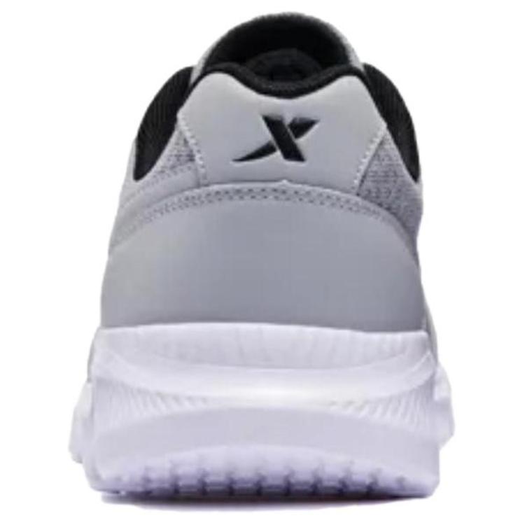 XTEP Cushioning Abrasion Resistant Breathable Lightweight Low top Running Shoes Men’s Gray Black