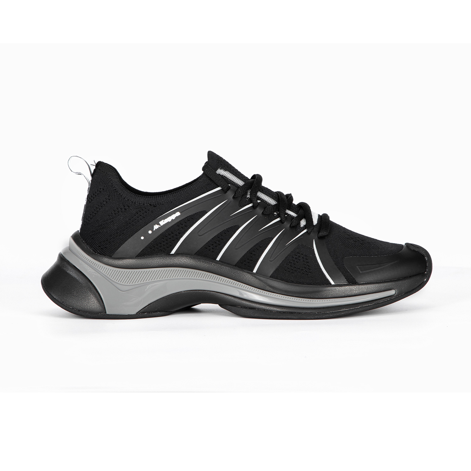 Kappa Rebound Slip Resistant Lightweight Running Shoes Unisex Black