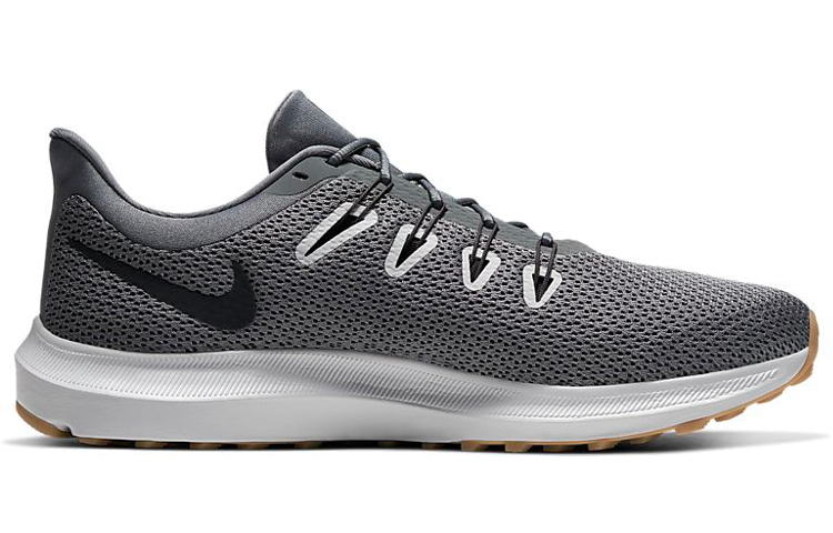 Мужские кроссовки Nike Quest 2 (серо-черные) — фото 2