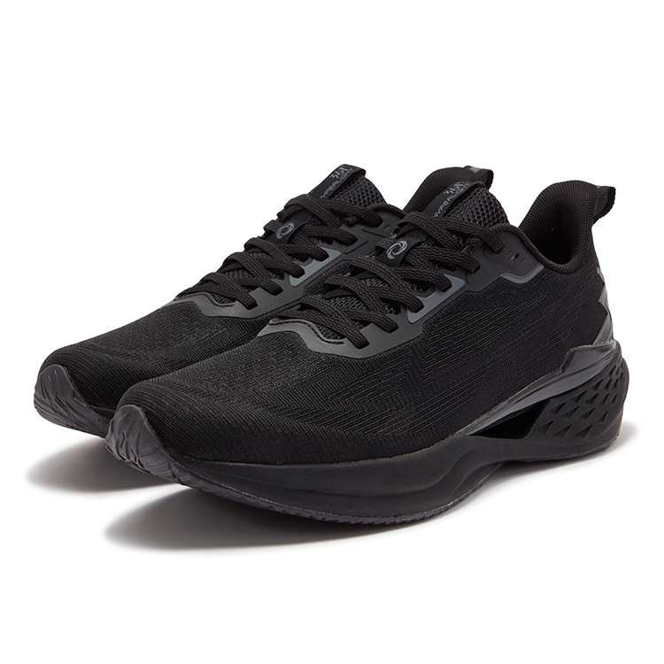 361° Flying Fish 4.0 Slip Resistant, Abrasion Resistant, Breathable Low top Casual Running Shoes Men’s Obsidian Black