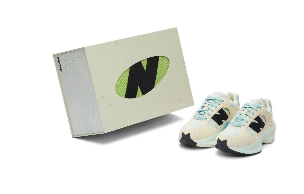 New Balance Wrpd Runner Low top Training Running Shoes Unisex Beige Blue Reflective Set