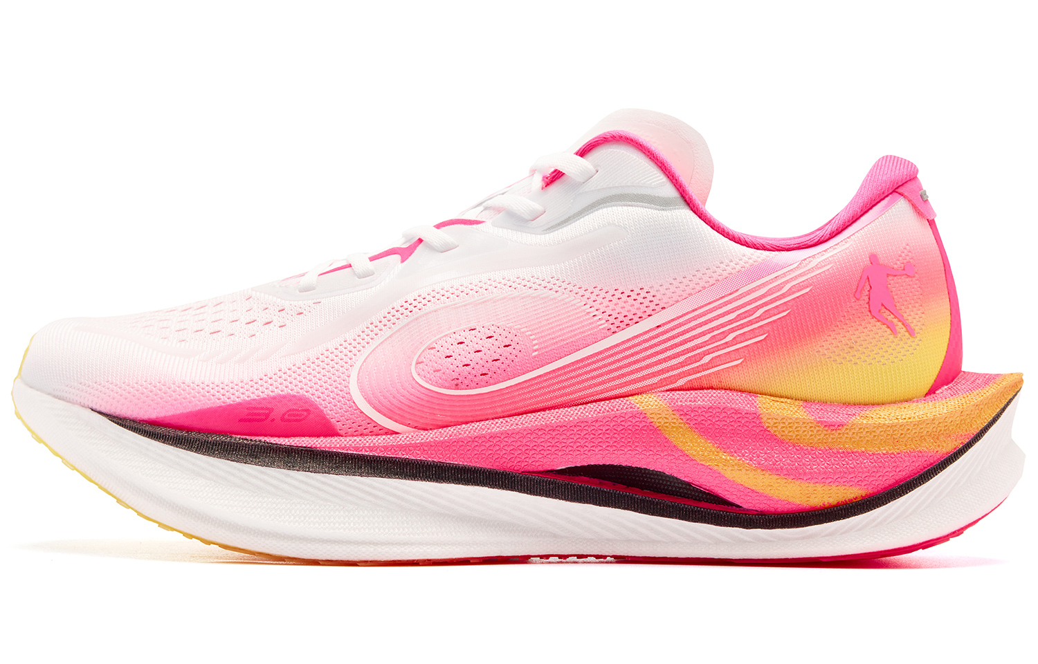 QIAODAN Strong Wind 3.0 Running Shoes Men’s Low Top White/Pink