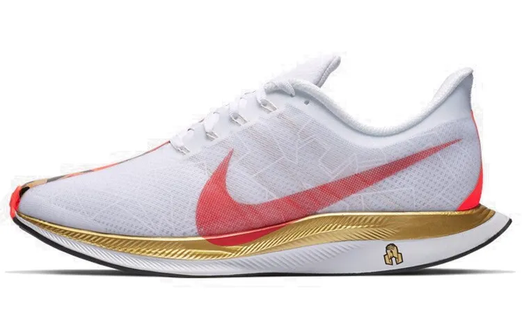 Nike Pegasus 35 Cushioning Slip Resistant Breathable Low top Running Shoes Women's White