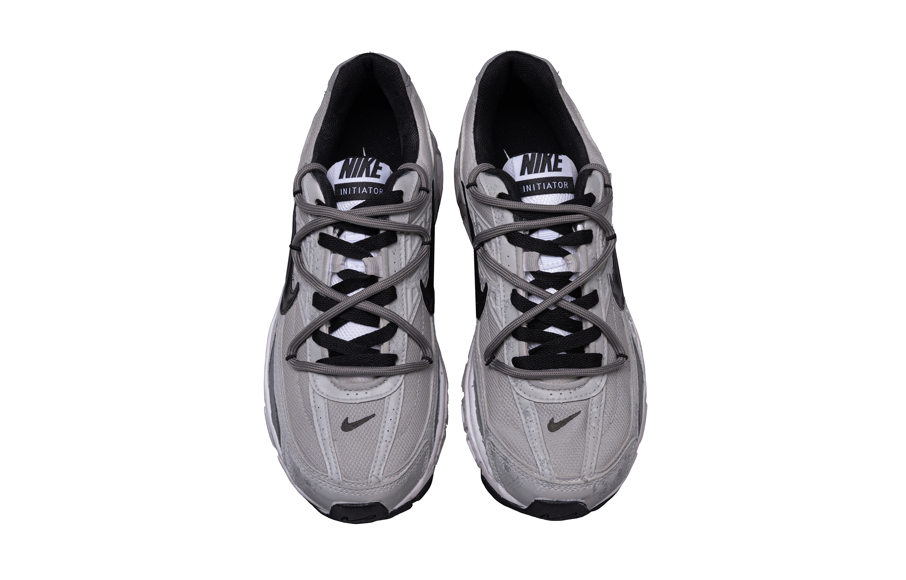 Nike Initiator Abrasion Resistant Low top Running Shoes Men’s Gray White
