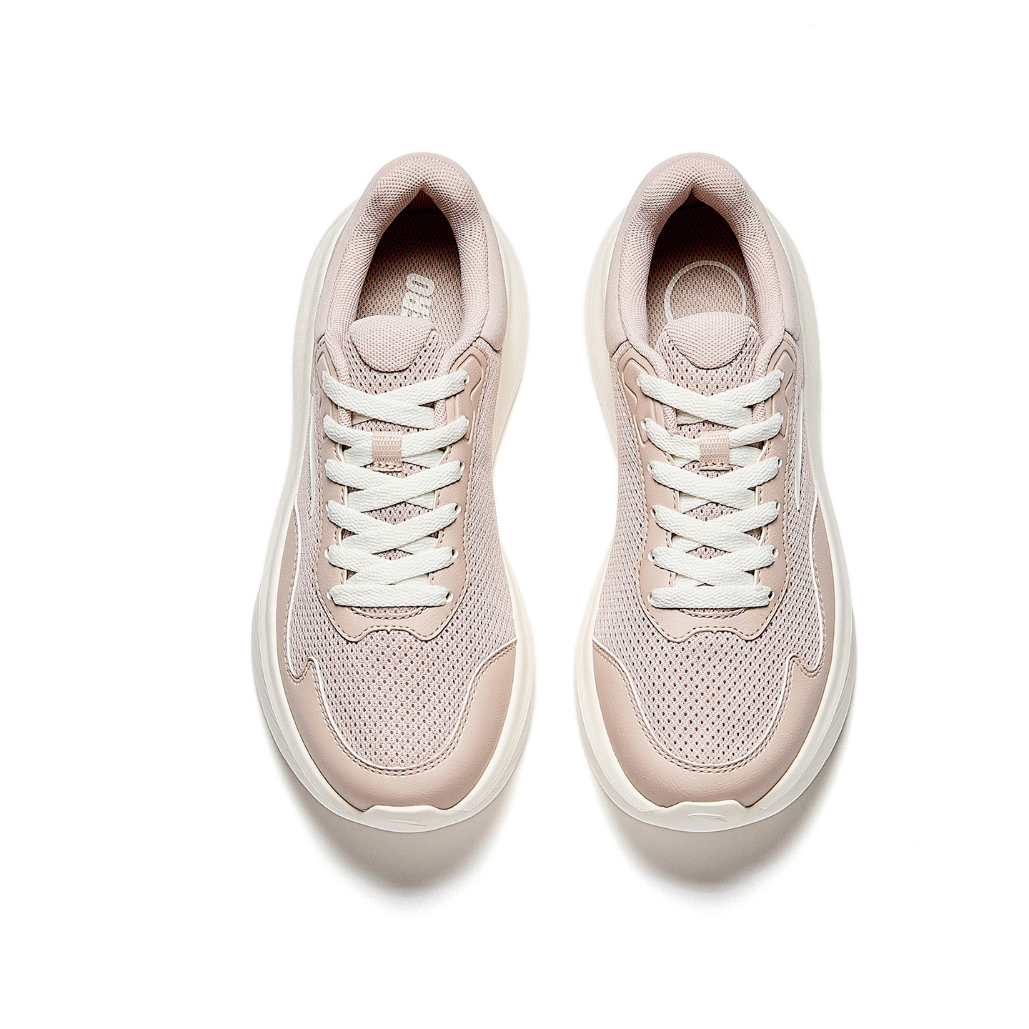 Anta Fabric Low top Running Shoes Women’s Lotus Gray/Ivory White