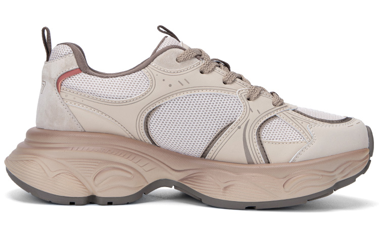 Kappa Slip Resistant Abrasion Resistant Low top Running Shoes Women’s Gray Khaki