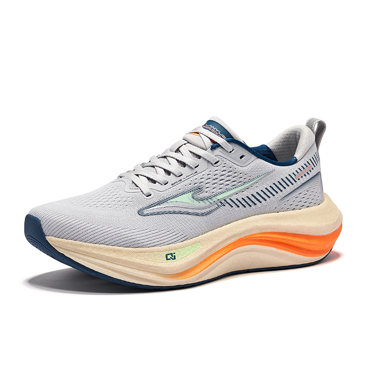 Erke Lanyue 2.0 Cushioning Rebound Low top Casual Training City Commuting Running Shoes Men’s Mist Gray Tide Blue