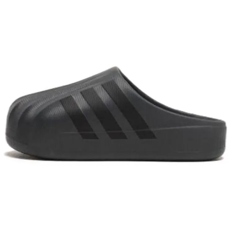 Adidas Originals AdiFOM SUPERSTAR MULE Abrasion Resistant Slip Resistant Closed Toe Slippers Unisex Black