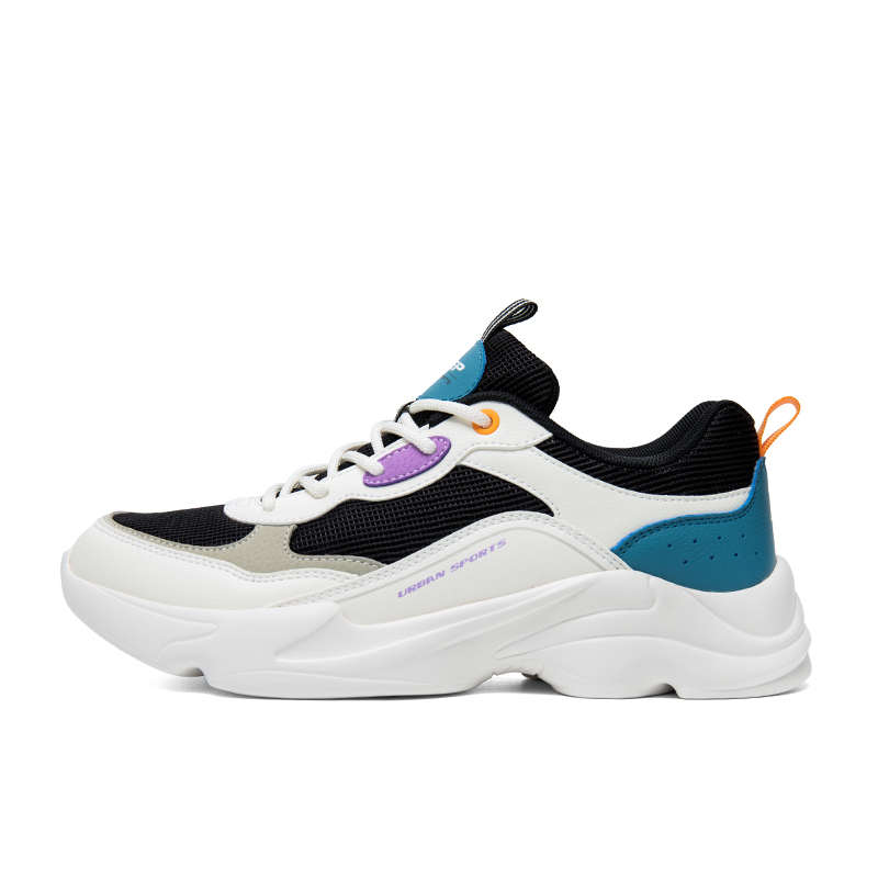 XTEP Breathable Low top Running Shoes Women’s Black White Blue