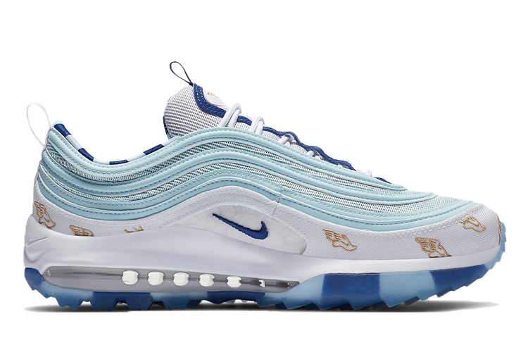 Кроссовки Nike Air Max 97 (бело-голубые) — фото 2