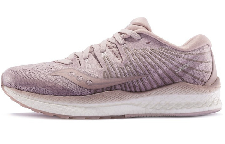 Saucony Liberty ISO 2 Liberate Stable Support Low top Running Shoes Women's Crackle Blush Pink