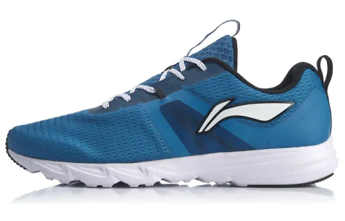 Li Ning Light Breeze Collection Fashion Cushioning Breathable Coverage Low top Running Shoes Unisex Blue White