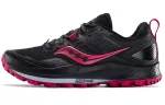 saucony Women's Peregrine 10 Wide 'Black Barberry'