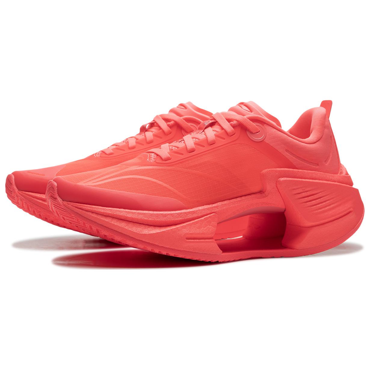 Li Ning Shadow 3 Essential Cushioning Support Rebound Low top Running Shoes Women’s Red