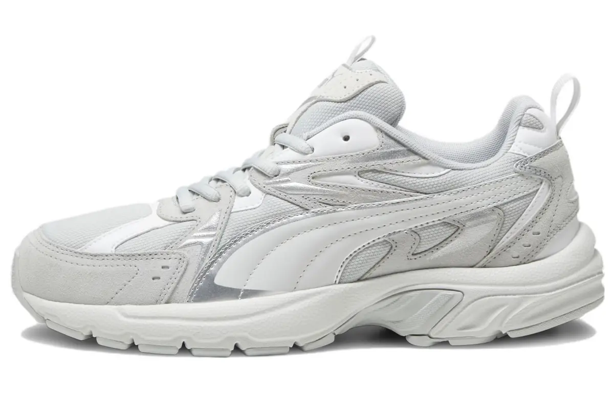 PUMA Milenio Breathable Low top Casual Running Shoes Unisex White