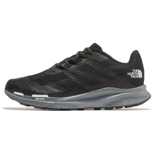 THE NORTH FACE Slip Resistant Abrasion Resistant Low top Trail Running Shoes Men's Black White