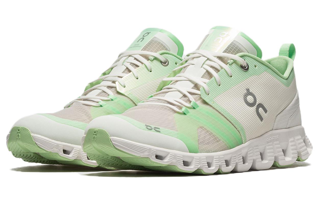 On Cloud X Shift Abrasion Resistant Low top Running Shoes Women’s Beige Green