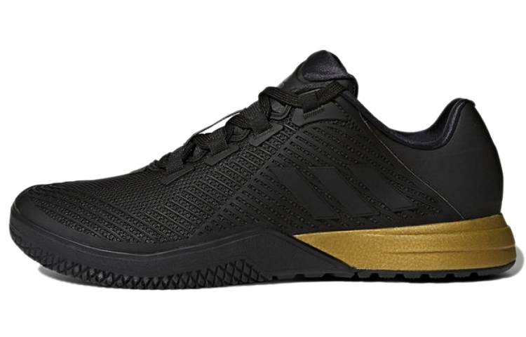 Adidas Crazypower Running Shoes Men's Low Top Black/Gold