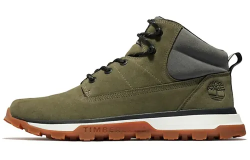 Timberland Treeline Abrasion Resistant Ankle Length Outdoor Boots Men's Army Green