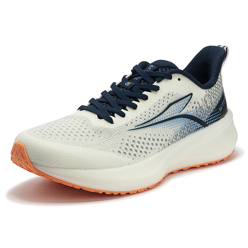 361° Flying Wing Cushioning Breathable Cushioning Breathable Low top Casual Running Shoes Men’s White Blue