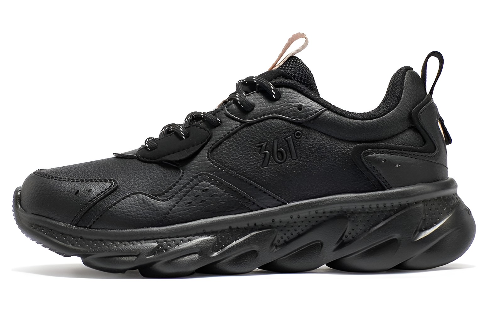 361° Cushioning Slip Resistant Abrasion Resistant Lightweight Rebound Low top Running Shoes Women’s Obsidian Black