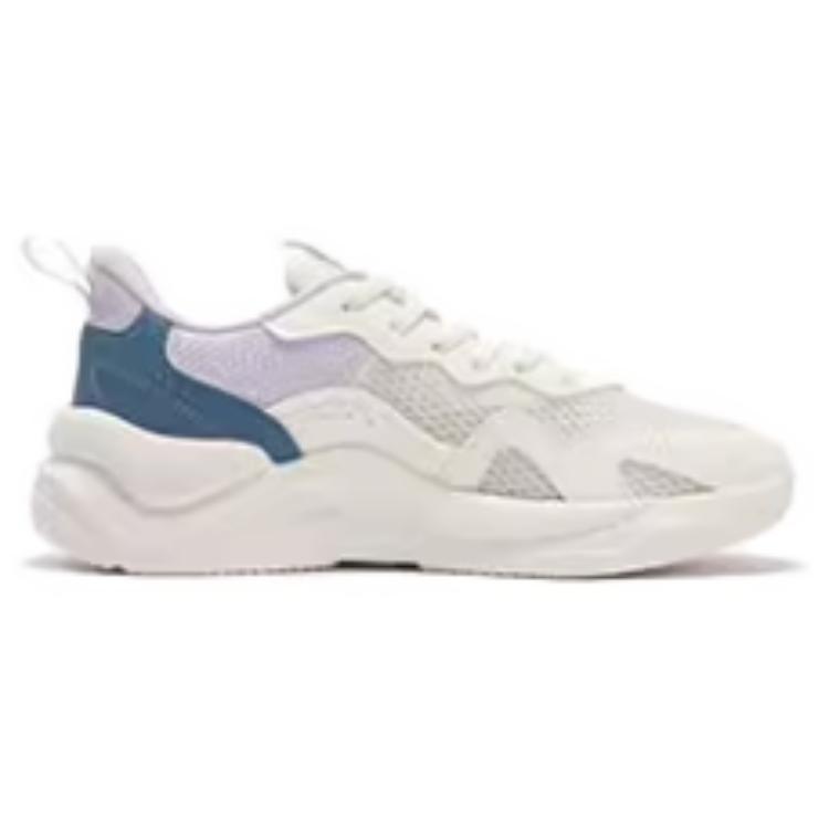 361° Comfortable And Trendy Cushioning Slip Resistant Low top Running Shoes Women’s White Purple