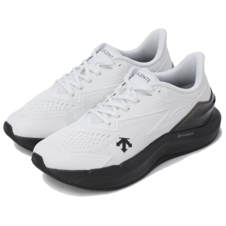 DESCENTE MOVESTEP Slip Resistant Abrasion Resistant Low top Running Shoes Unisex White