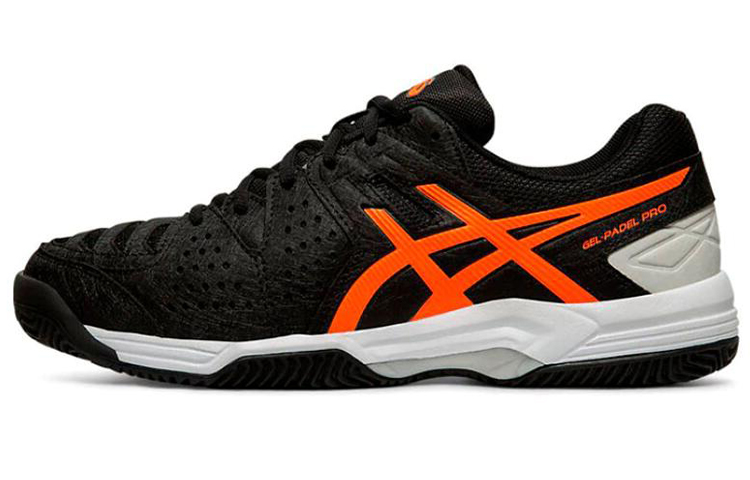 Asics Gel Padel Pro 3 Low top Running Shoes Men's Black Orange