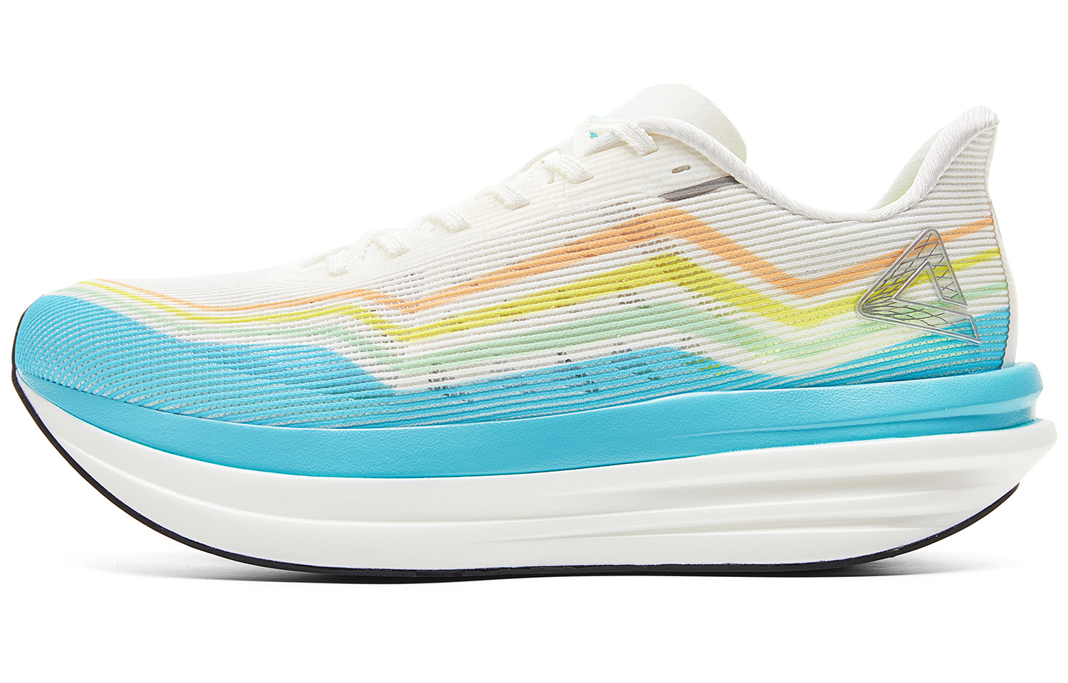 PEAK Taichi Multilayer Wave Low top Casual Running Shoes Men’s White Blue