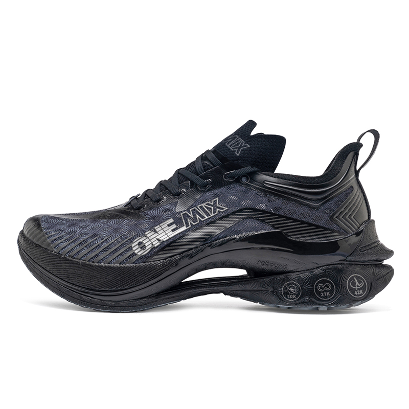 ONEMIX Powerful And Refreshing Running Shoes Unisex Glow In The Dark Black