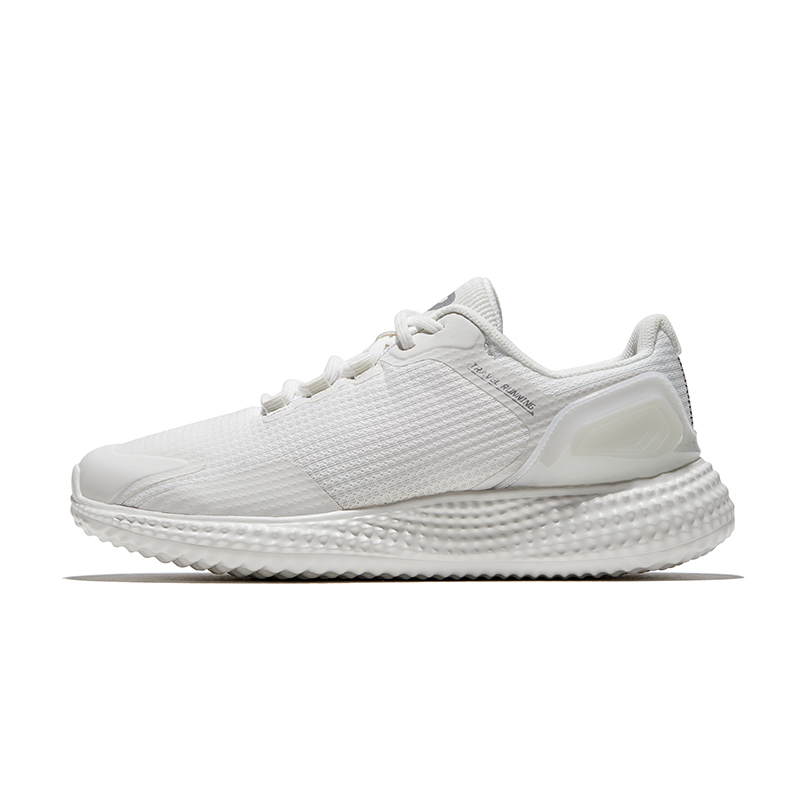 HOT POTATO Cushioning Abrasion Resistant Breathable Lightweight Low top Casual Running Shoes Unisex White