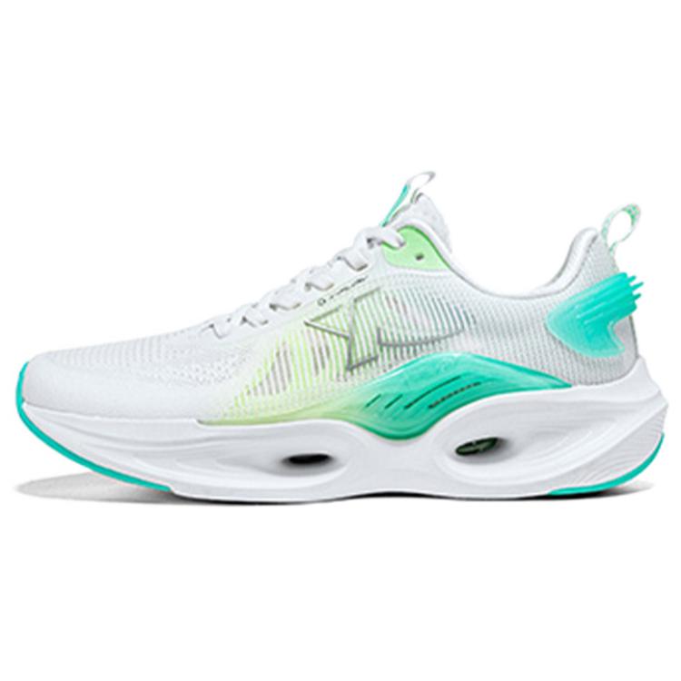 XTEP Cushioning Breathable Low top Running Shoes Men’s White Green