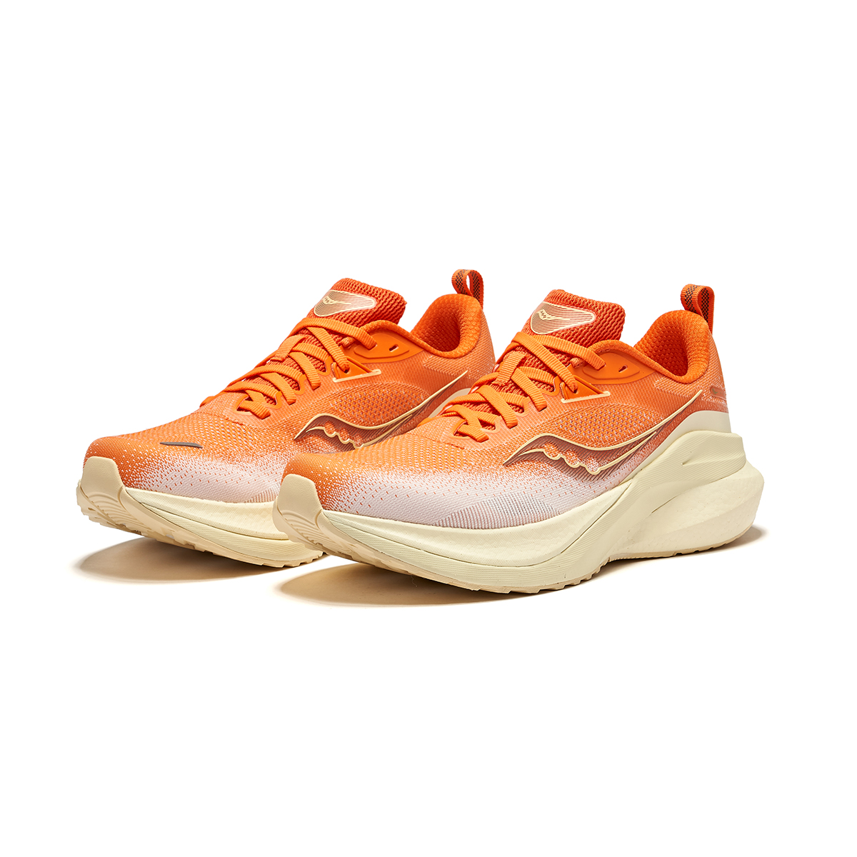 Saucony MARSHAL Abrasion Resistant Abrasion Resistant Low top Running Shoes Unisex Orange Beige