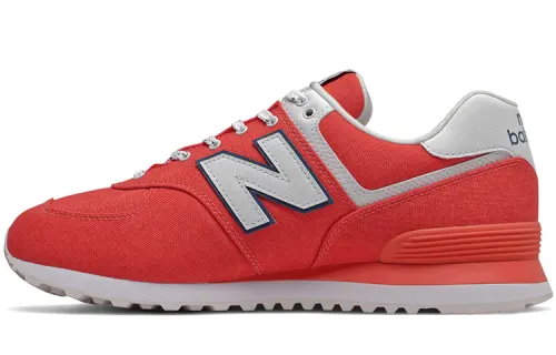 New Balance NB 574 Low top Running Shoes Unisex Red White D Width