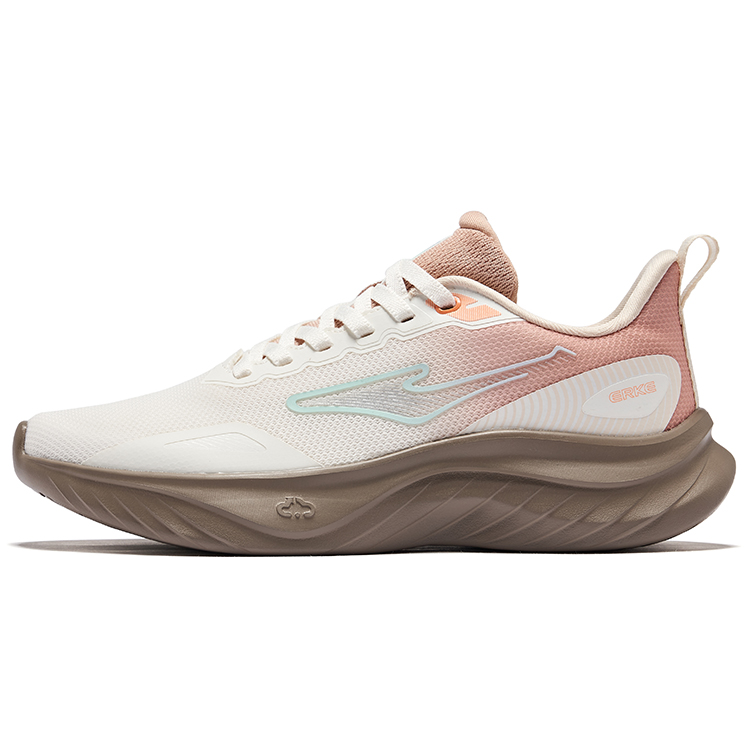 Erke Textile, Mesh Cushioning Rebound Slip Resistant Low top Casual Running Shoes Women’s