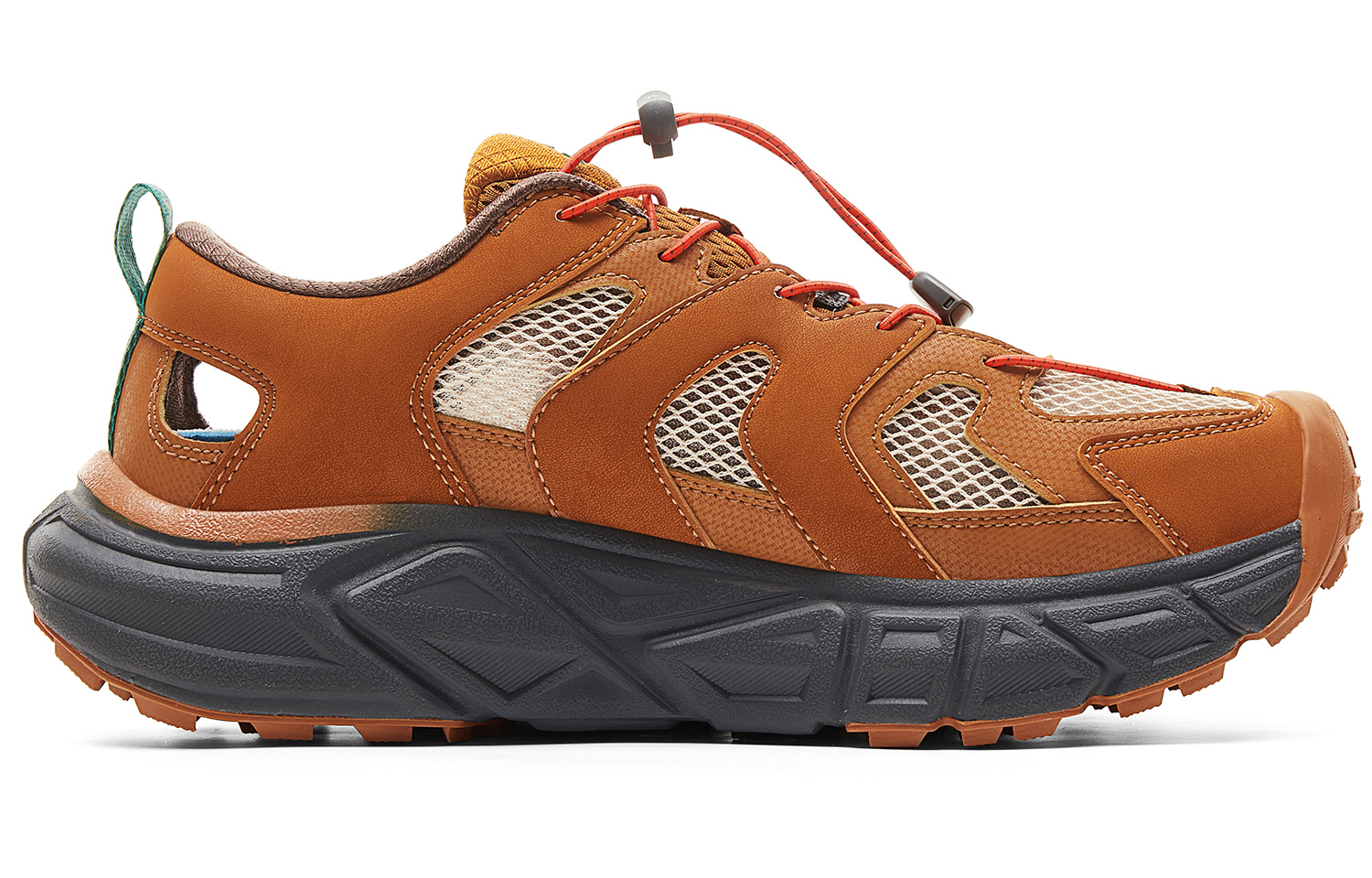 PEAK Cushioning Slip Resistant Rebound Low top Running Sandal Men’s Caramel