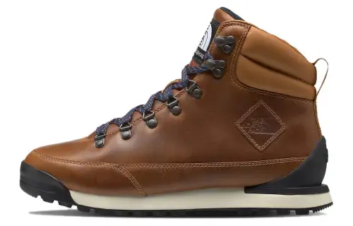 THE NORTH FACE Abrasion Resistant Slip Resistant Short Outdoor Boots Men's Brown